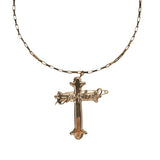 eis4tears cross necklace/pin two in one