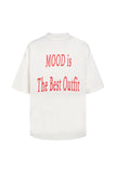 e4t！ Slogan T-shirt (white)