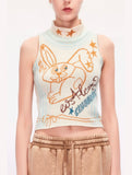 clubbing bunny knit vest